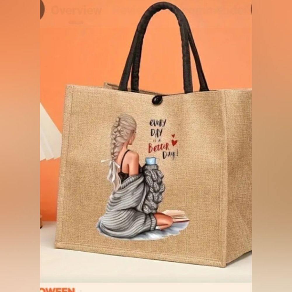 Better Day Burlap Bag